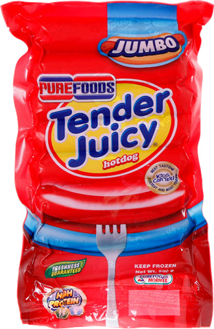 Purefoods Tender Juicy Hotdog Jumbo | 500g